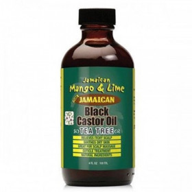 Jamaican Mango & Lime Black Castor Oil With Tea Tree 4oz Jamaican Mango & Lime Black Castor Oil With Tea Tree 4oz